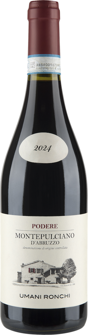 Montepulciano d’Abruzzo Doc “Podere” 2024 Umani Ronchi