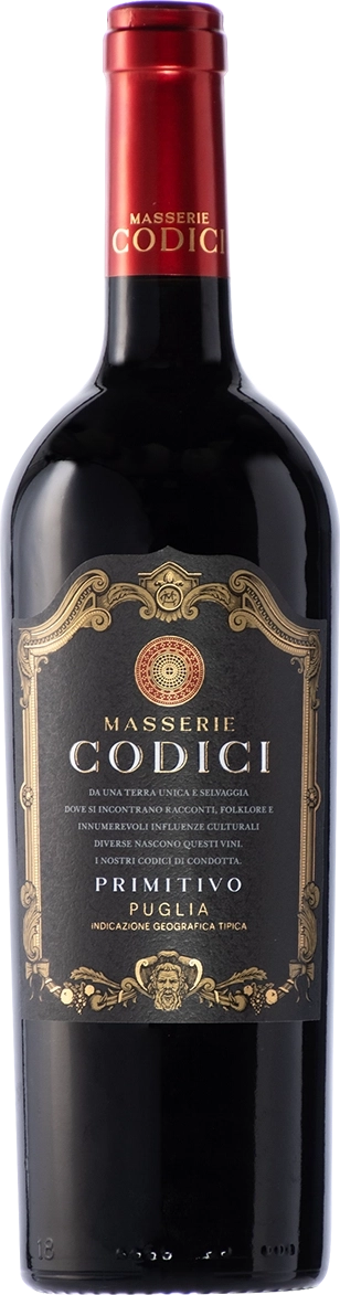 Primitivo Salento IGT 2024 Codici Masserie